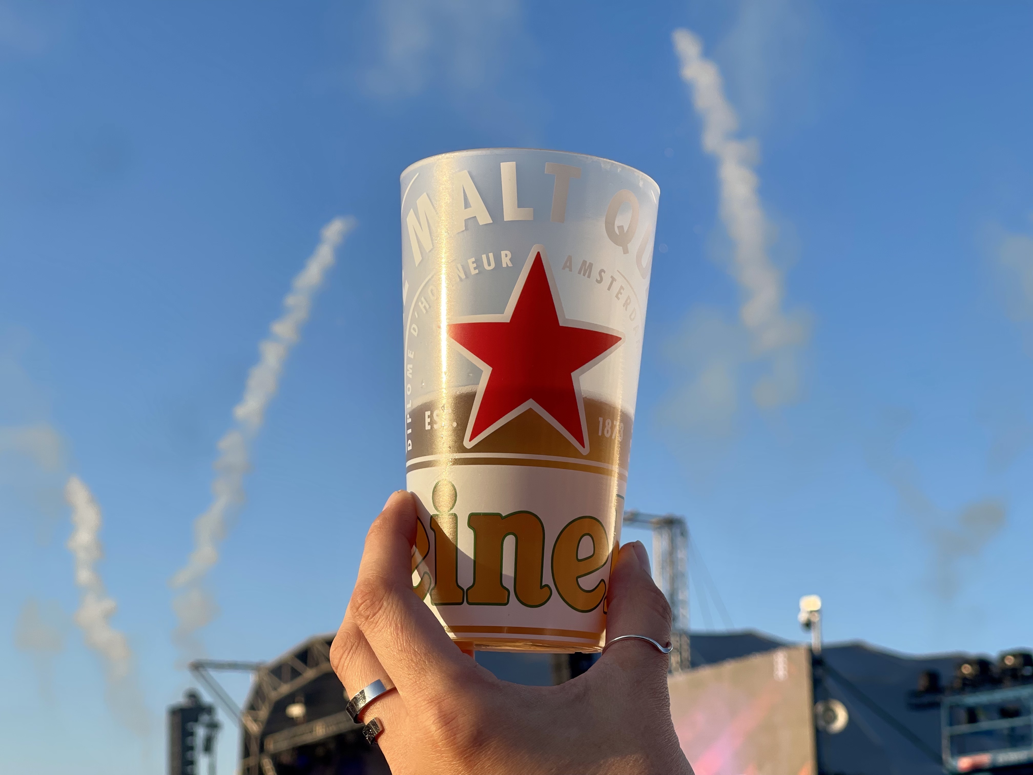 Reusable branded cups for events and festivals